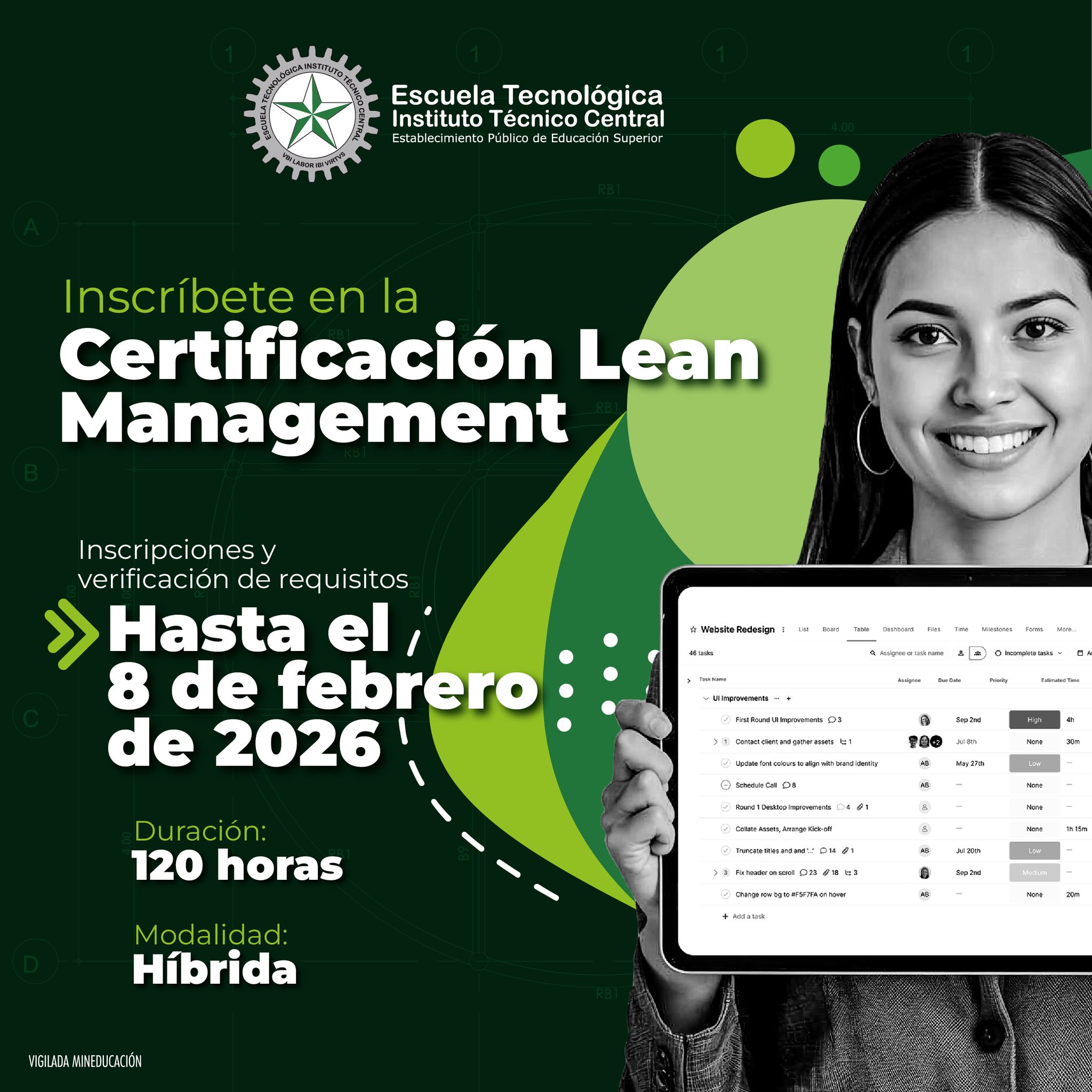 Certificación en Lean Management 2026-1