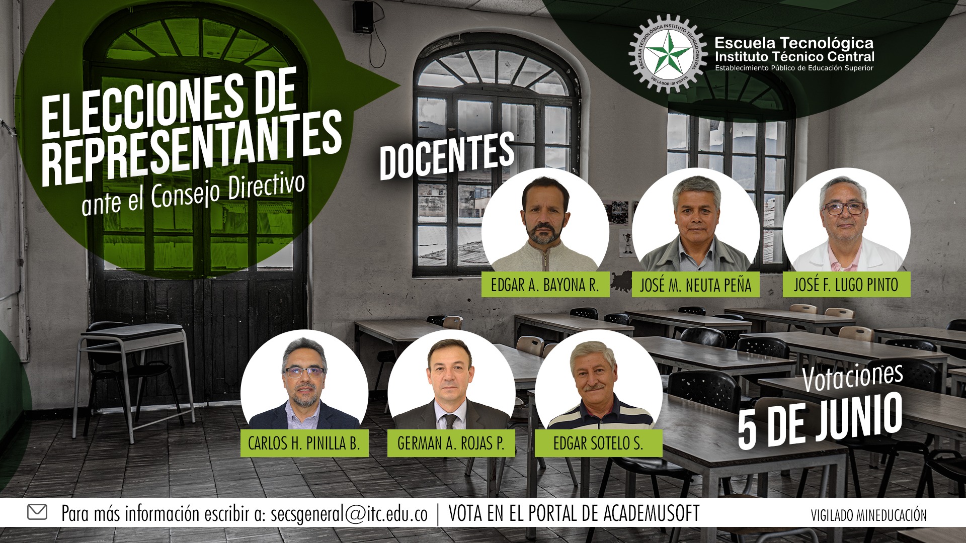Candidatos de los Docentes