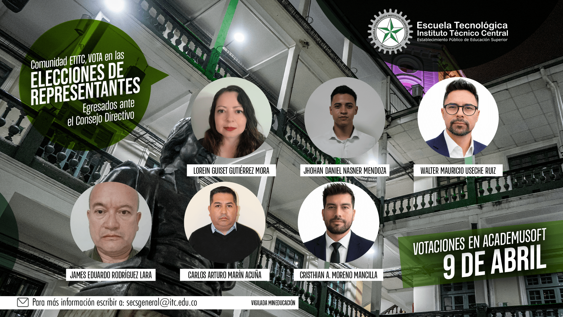 Candidatos Consejo Directivo