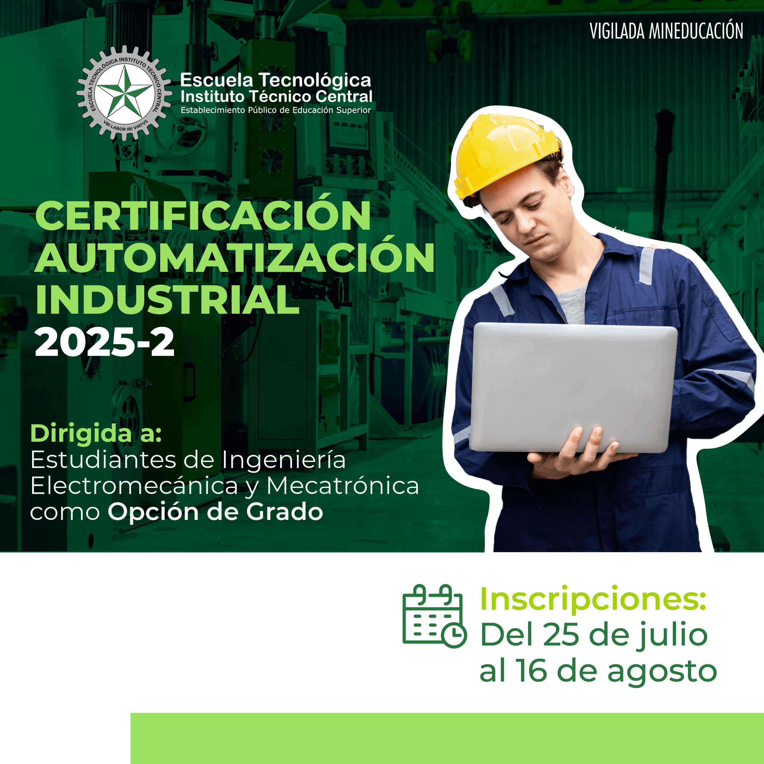 Certificación en Automatización Industrial 2025-2